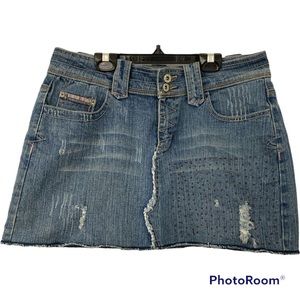Rave R4R Jean Mini Skirt 13